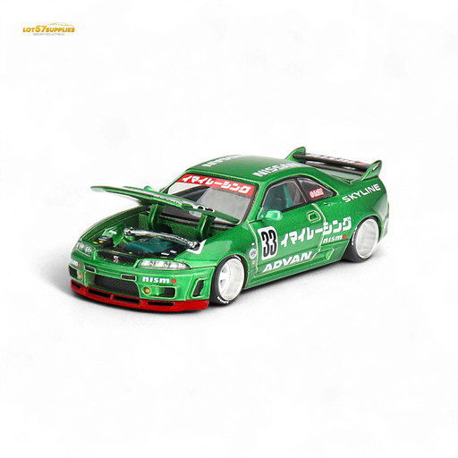 Mini GT x Kaido House Nissan Skyline GT-R R33 IMAI RACING V1 Green 1:64 KHMG150 - for just $29.99! 