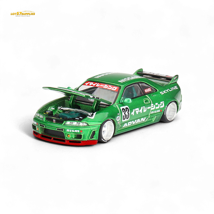 Mini GT x Kaido House Nissan Skyline GT-R R33 IMAI RACING V1 Green 1:64 KHMG150 - for just $29.99! 