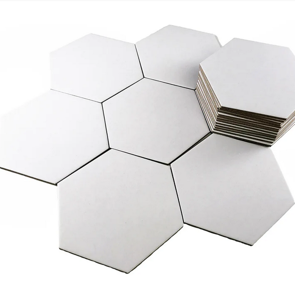20 Blank Hexagon Board Game Tiles - for just $11.99! 