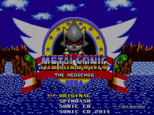 Chrome Metal Sonic in Sonic the Hedgehog Sega Genesis Reproduction Video Game Cart - for just $19.99! 