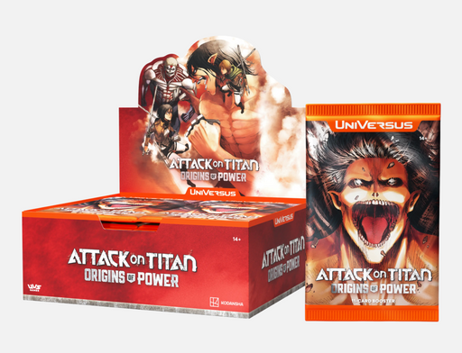 ATTACK ON TITAN: ORIGINS OF POWER BOOSTER PACK - for just $4.59! 