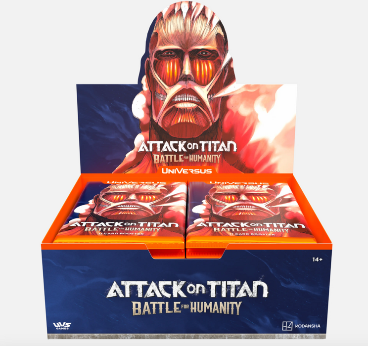ATTACK ON TITAN: BATTLE FOR HUMANITY BOOSTER PACK - for just $4.59! 