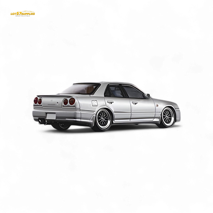 Mortal ER34 SKYLINE 25GT-t AIT Exhibition Model Ordinary Silver 1:64 - for just $39.99! 