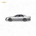 Mortal ER34 SKYLINE 25GT-t AIT Exhibition Model Ordinary Silver 1:64 - for just $39.99! 