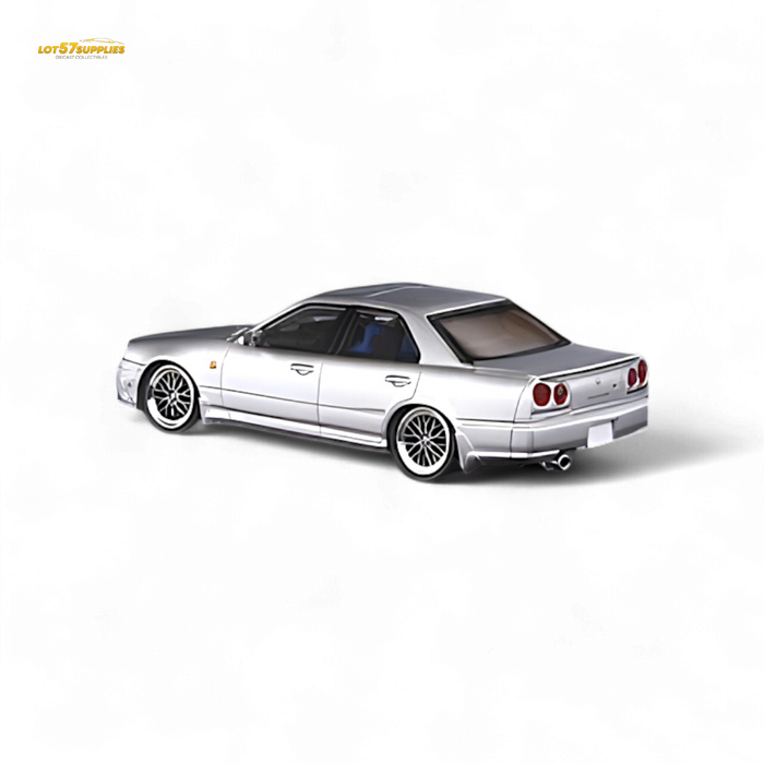 Mortal ER34 SKYLINE 25GT-t AIT Exhibition Model Ordinary Silver 1:64 - for just $39.99! 