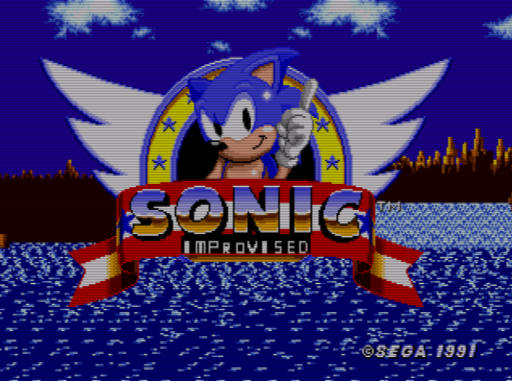Sonic the Hedgehog Improved Edition Sega Genesis Video Game Cart - for just $19.99! 