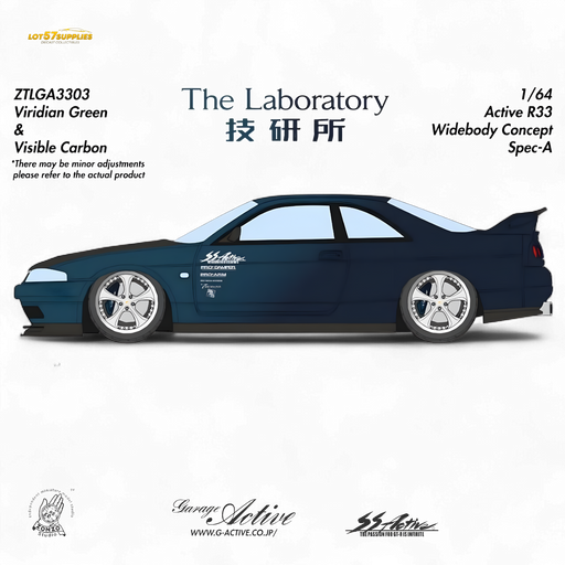 The Laboratory x ZONZO Nissan R33 Widebody ZTLGA3303 1:64 - for just $129.99! 