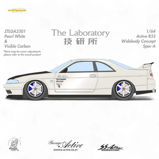 The Laboratory x ZONZO Nissan R33 Widebody ZTLGA3301 1:64 - for just $129.99! 