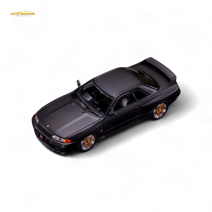 Inno64 Nissan Skyline GT-R R32 Matt Black "THE DIECAST COMPANY" Special Edition 1:64 IN64-R32-MB - for just $26.99! 
