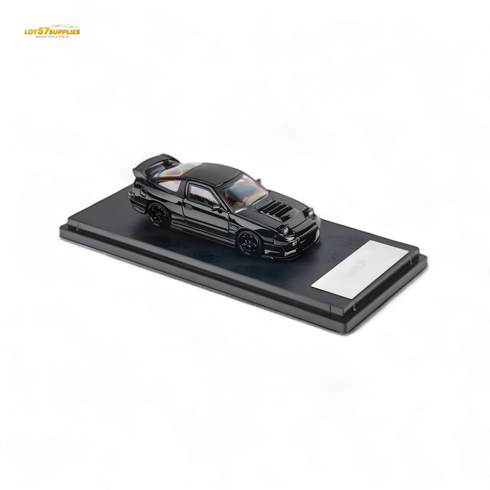 MicroTurbo Custom 180SX Type X Metallic Black MIYABI 1:64 - for just $44.99! 