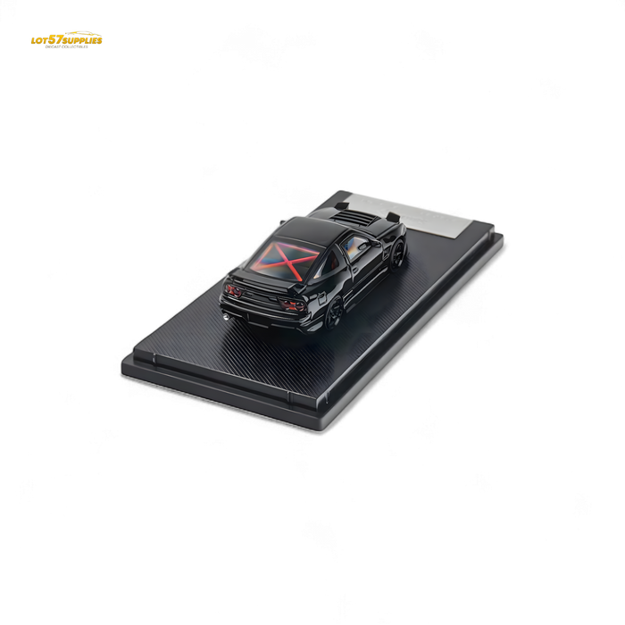 MicroTurbo Custom 180SX Type X Metallic Black MIYABI 1:64 - for just $44.99! 