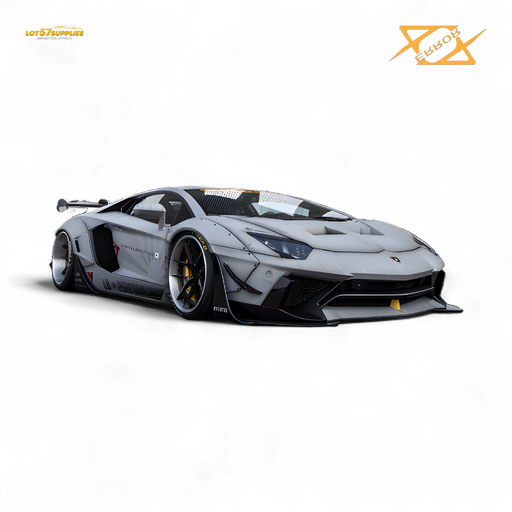 (Pre-Order) 404ERROR Lamborghini Aventador LBWK 2.0 Fighter Gray 1:64 - for just $89.99! 