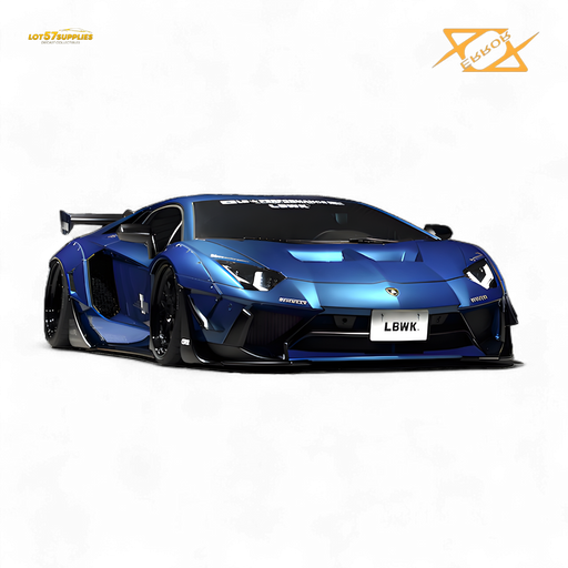 (Pre-Order) 404ERROR Lamborghini Aventador LBWK 2.0 Blue 1:64 - for just $89.99! 
