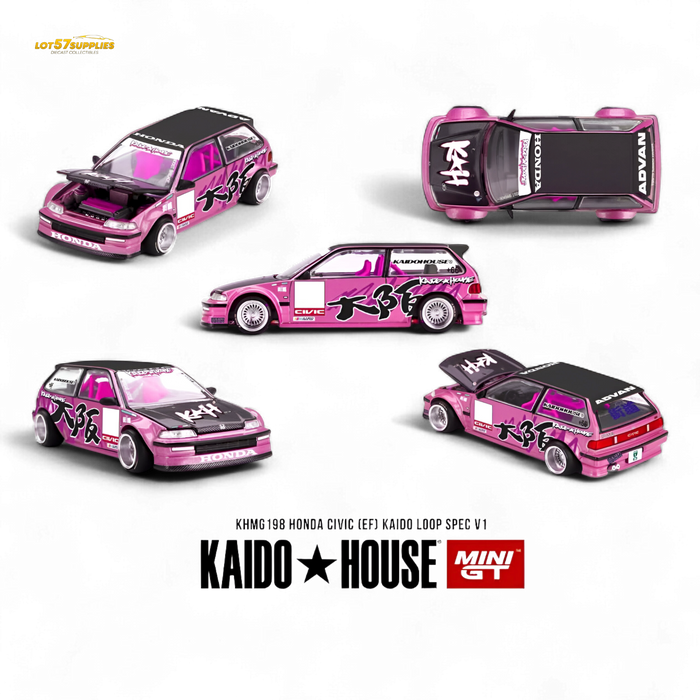 (Pre-Order) Kaido House Honda Civic EF Kaido Loop Spec V1 1:64 - for just $29.99! 