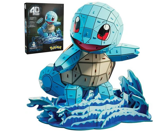 Pokemon 4D Build Squirtle 3D Puzzle Model Kit - for just $22.95! 