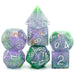 Green & Purple Seabed Treasure Dice Set - for just $13.99! 