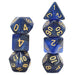 Black & Blue Galaxy RPG Dice Set - for just $9.99! 
