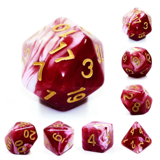 Cherry Cream RPG Dice Set - for just $10.99! 