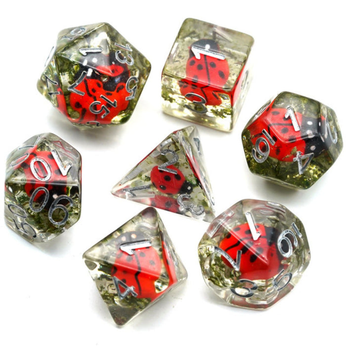 Red Ladybug  RPG Dice Set - for just $16.99! 