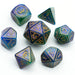 Cybernated Purple & Green RPG Dice Set - XLarge - for just $11.99! 