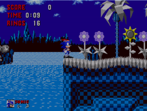 Sonic the Hedgehog Christmas Edition Sega Genesis Reproduction Video Game Cart - for just $19.99! 