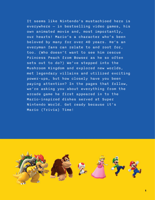 Super Mario Bros - Trivia: Test Your Knowledge Of The Iconic Hero For Over 40 Years, The Creator Of Mario, Collectible Posters Inside, Mario's Origin Story, Adventure, Super Mario Bros Movie & More! - for just $14.99! 