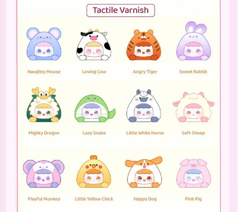 MJ Studio: 12 Zodiac Mini Cuties Series - 1 Blind Box - for just $9.99! 