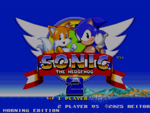Sonic Morning Edition – Custom Sega Genesis Reproduction Cartridge - for just $19.99! 