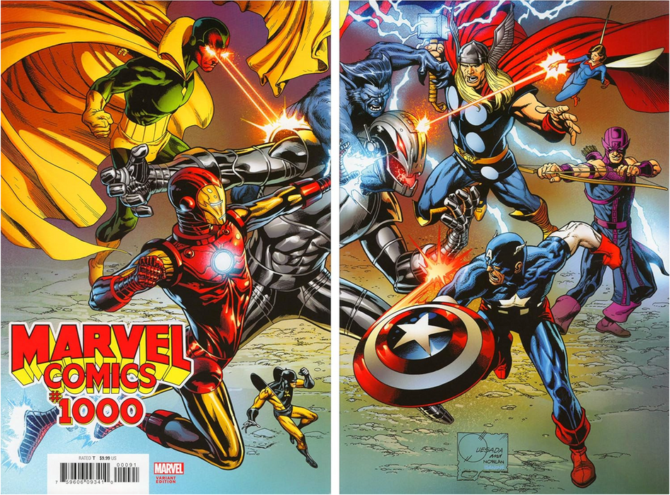 MARVEL COMICS #1000 QUESADA WRAPAROUND VAR (08/28/2019) - for just $9.99! 