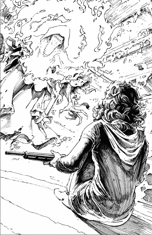 WHITE SKY #1 2ND PTG EXCLUSIVE B&W VIRGIN VAR (03/18/2026) - for just $20! 