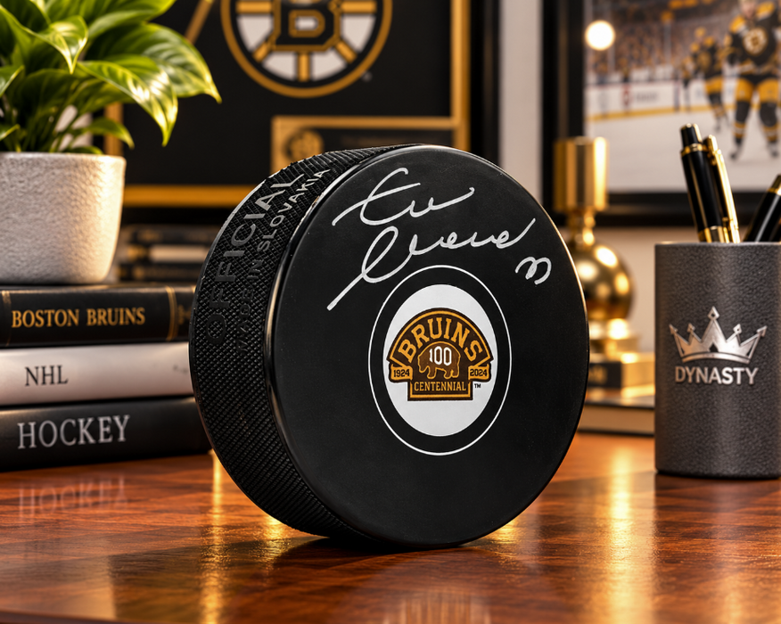Zdeno Chara Boston Bruins Autographed 100th Anniversary Hockey Puck - for just $134.99! 