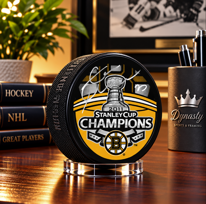 Zdeno Chara Boston Bruins Autographed 2011 Stanley Cup Champions Hockey Puck - for just $134.99! 