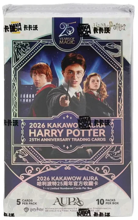 AURA: Harry Potter 25th Anniversary Trading Cards - Booster Bundle - for just $125! 