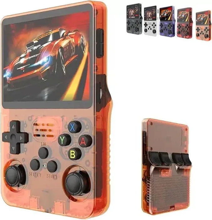EW Green R36S Retro Handheld Game Console with Linux System and 3.5 Inch IPS Screen - for just $70.42! 