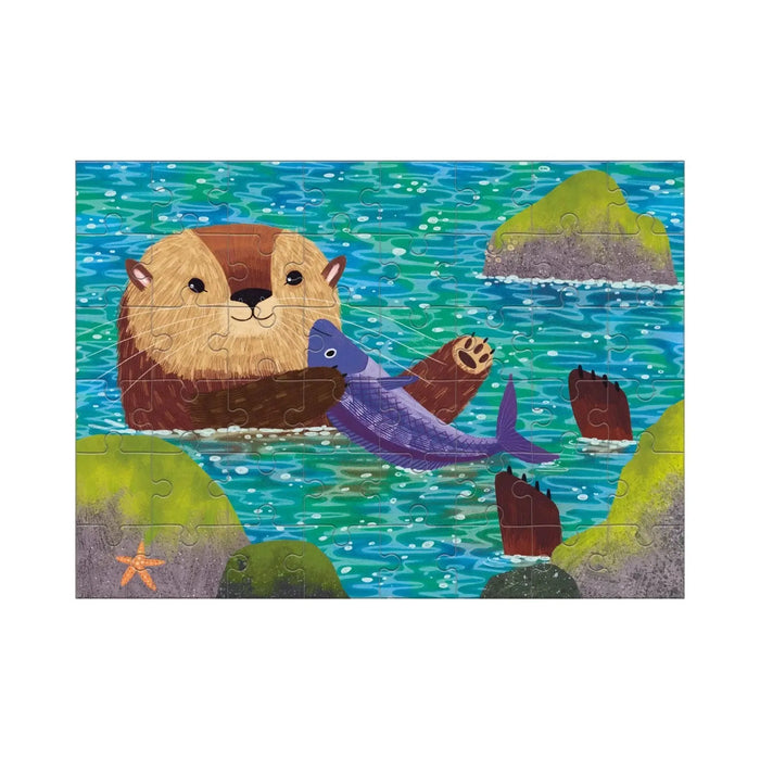 Sea Otter 48 Piece Mini Jigsaw Puzzle Mudpuppy - for just $4.99! 