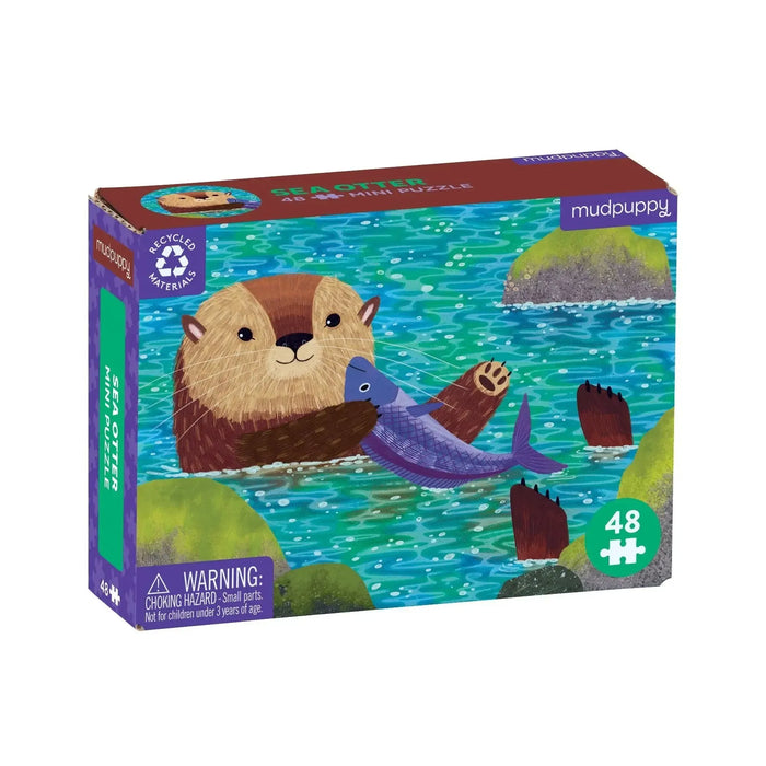 Sea Otter 48 Piece Mini Jigsaw Puzzle Mudpuppy - for just $4.99! 