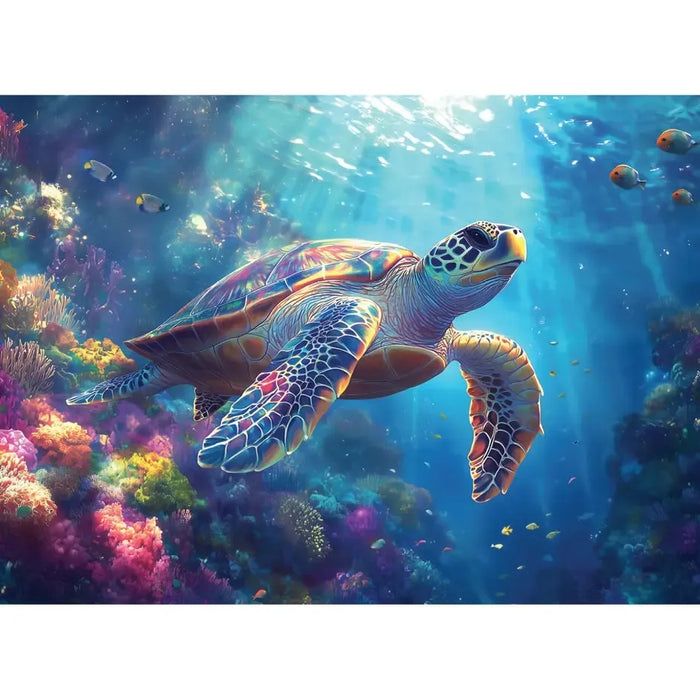 Sea Turtle 1000 Piece Jigsaw Puzzle Final Piece - for just $19.99! 