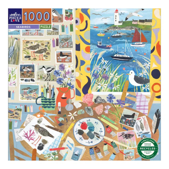 Seabirds 1000 Piece Jigsaw Puzzle eeBoo - for just $26.99! 