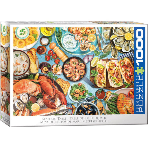 Seafood Table 1000 Piece Jigsaw Puzzle Eurographics - for just $19.99! 