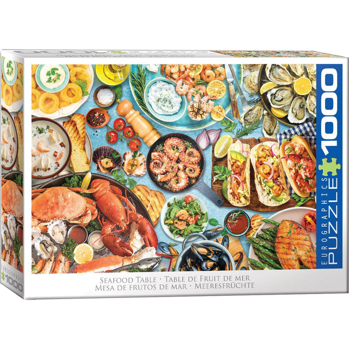 Seafood Table 1000 Piece Jigsaw Puzzle Eurographics - for just $19.99! 