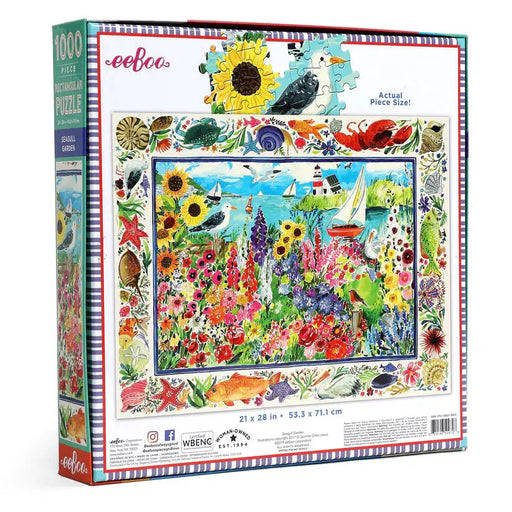 Seagull Garden 1000 Piece Jigsaw Puzzle eeBoo - for just $26.99! 