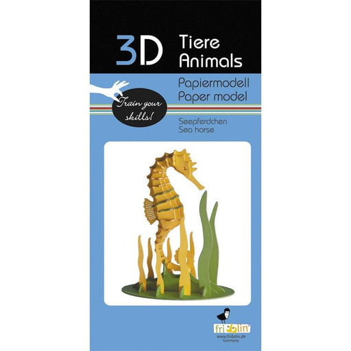 Seahorse 3D Cardboard Model Kit Fridolin - for just $7.99! 