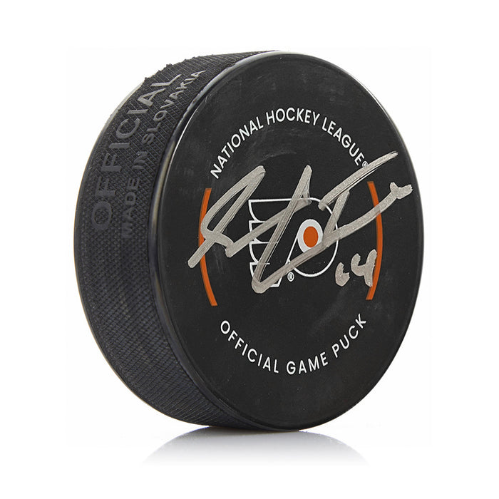 Sean Couturier Philadelphia Flyers Autographed Game Model Hockey Puck - for just $59.99! 