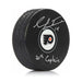 Sean Couturier Philadelphia Flyers Autographed Hockey Logo Puck Inscribed 20th Captain - for just $59.99! 
