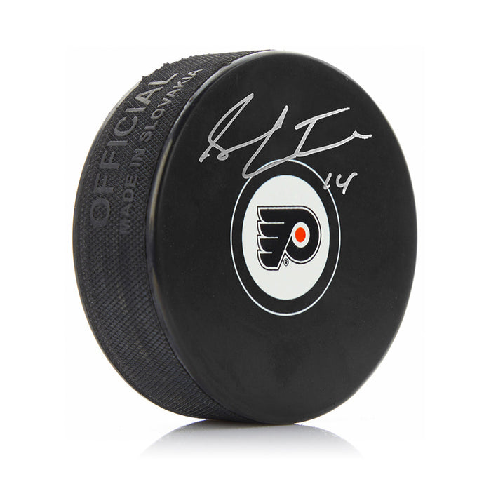 Sean Couturier Philadelphia Flyers Autographed Hockey Logo Puck - for just $49.99! 