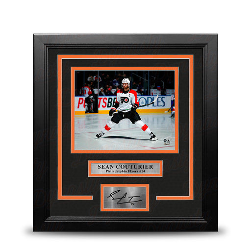 Sean Couturier Skating as Captain Philadelphia Flyers 8x10 Framed Hockey Photo & Engraved Autograph - for just $79.99! 