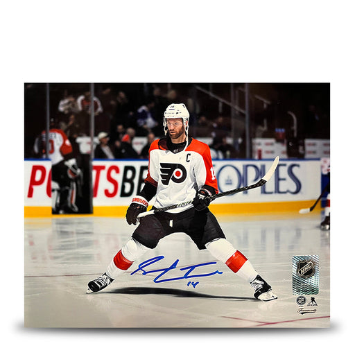 Sean Couturier Captain Skating Action Philadelphia Flyers Autographed 11" x 14" Hockey Photo - for just $59.99! 