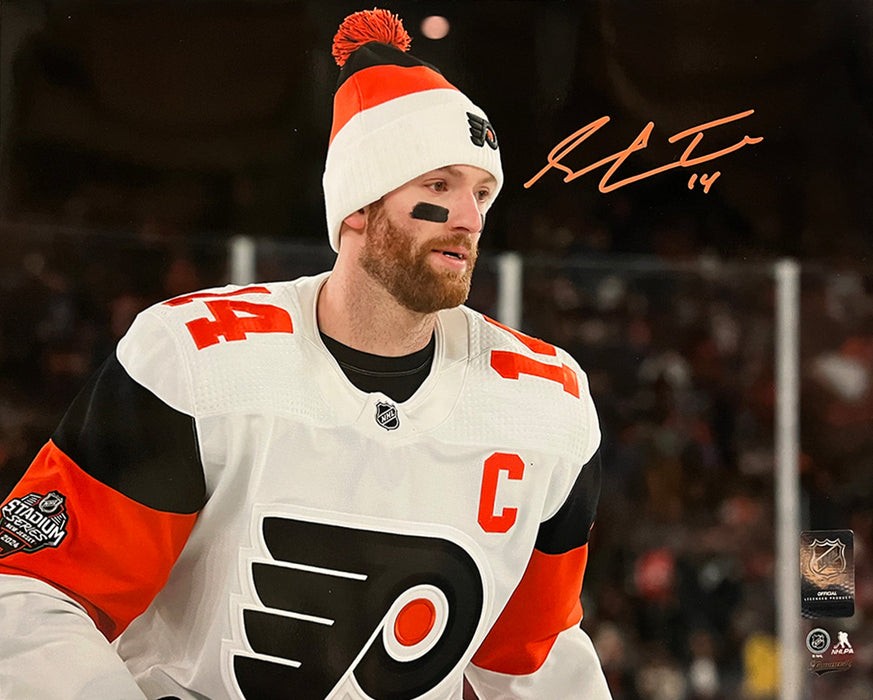 Sean Couturier 2024 Stadium Series Captain Debut Philadelphia Flyers Autographed 16x20 Photo - for just $79.99! 