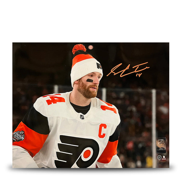 Sean Couturier 2024 Stadium Series Captain Debut Philadelphia Flyers Autographed 16x20 Photo - for just $79.99! 