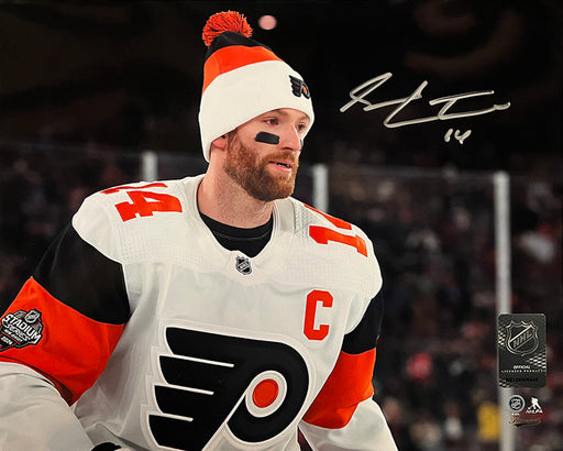 Sean Couturier 2024 Stadium Series Captain Debut Philadelphia Flyers Autographed 8x10 Photo - for just $49.99! 